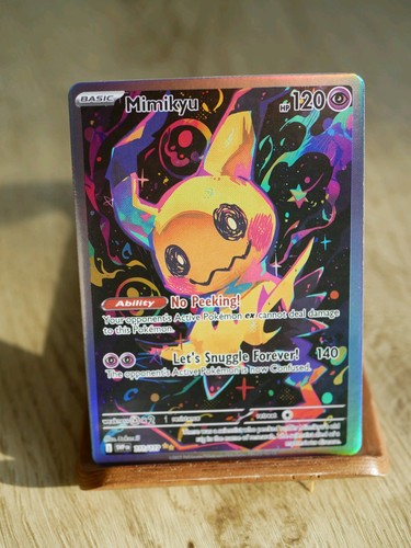 Mimikyu pokémon card - card, display