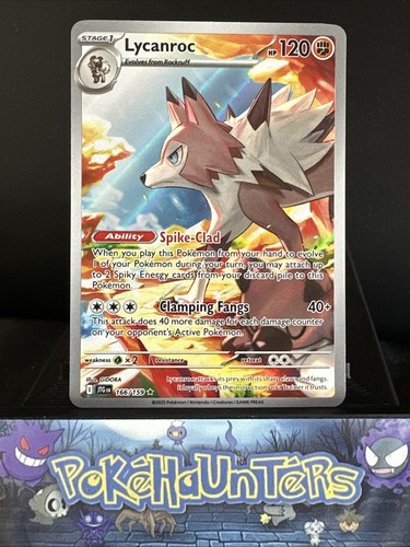 Pokemon card lycanroc 166 - pokemon, 166/159