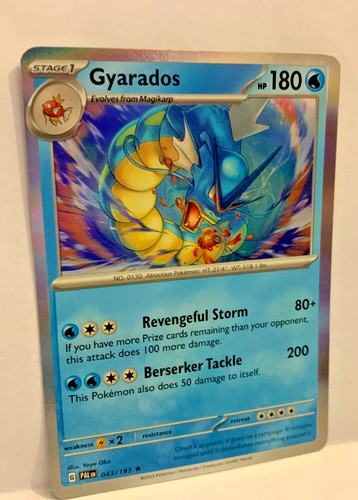 Gyarados holo pokemon - holo, card
