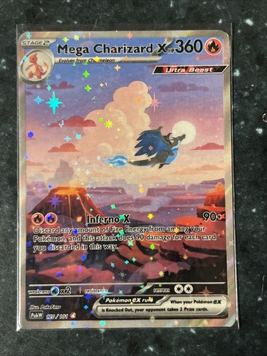 Mega charizard pokemon - mega, card