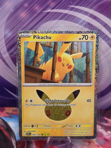 Pikachu 036 128 30th - 036/128,