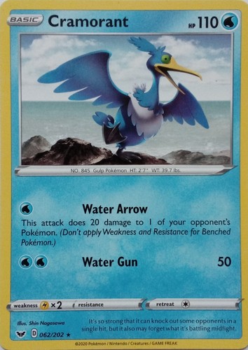 062 202 cramorant rare - 062/202,