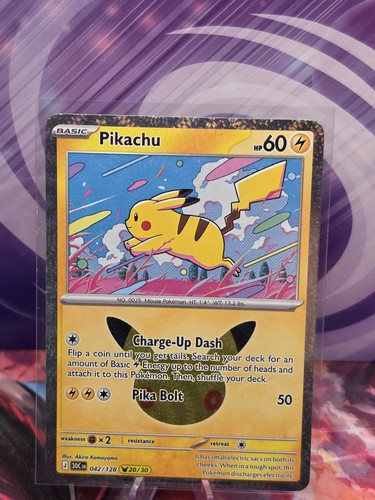 Pokemon card 042 128 pikachu - pokemon, 042/128