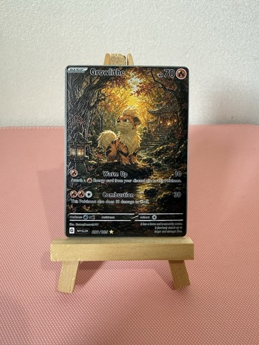 Growlithe fall pokemon card - fall,