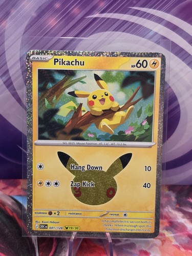 Pikachu holo 30th - holo,