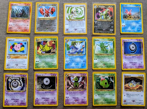 Vintage pokemon cards - vintage, neo