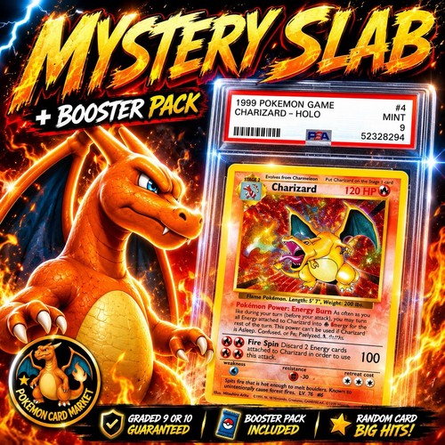 Mystery pokemon graded - pokemon, card