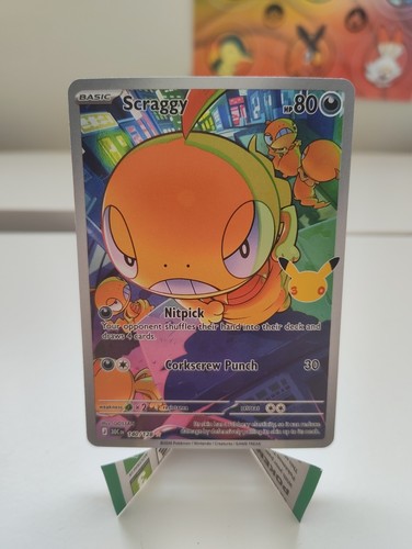 Pokémon tcg scraggy 140 128 - pokémon,