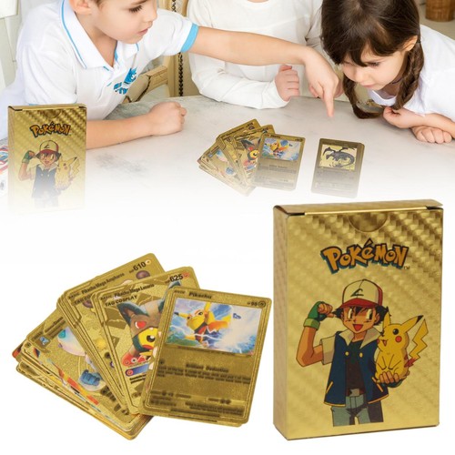 Pokemon card foil gold - x,