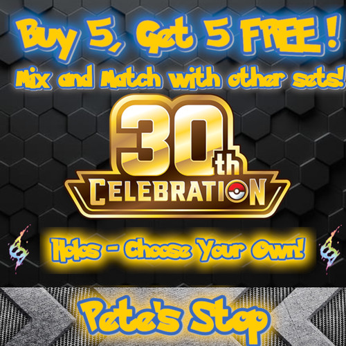 Pokemon cards 30th - pokemon,