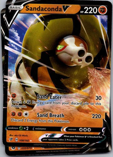 Sandaconda 108 192 holo v - v,