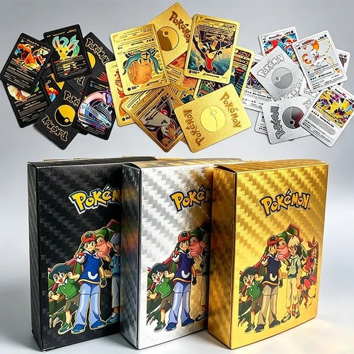55pcs pokemon card foil gold - 55pcs,