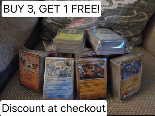 100x pokemon cards bundle - cards, pack