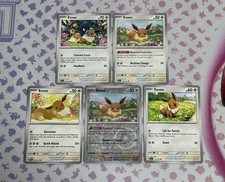 Eevee (x5) Pokemon Cards