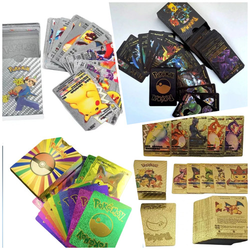 55pcs pokemon card - card, foil