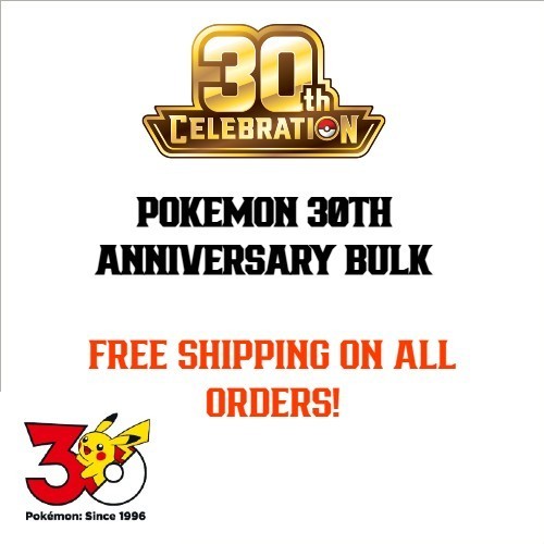Pokemon 30th anniversary - pokemon, bulk